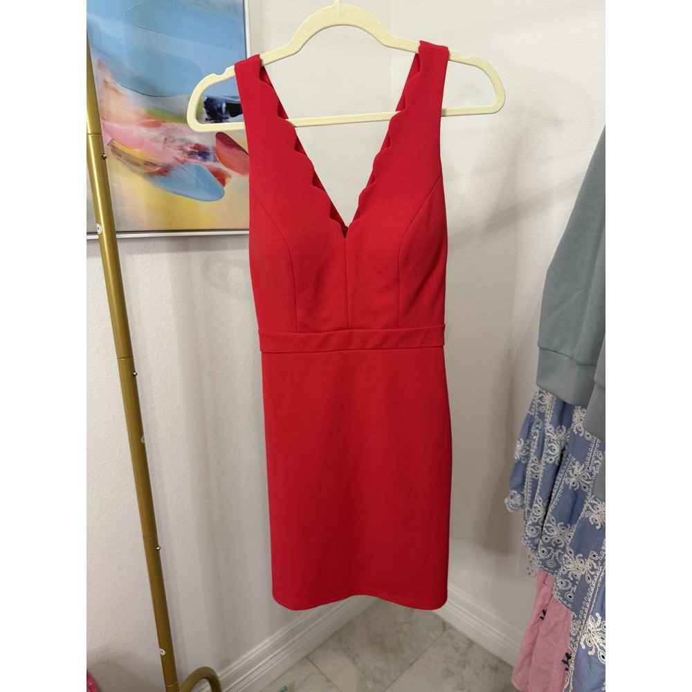 Women's Pink Knee Length Dress Size 5